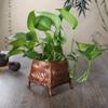 Cabilock Handmade Bamboo Flowerpot Decorative Rattan Basket for Home Small Storage Basket view 4