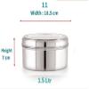 Stainless Steel 7 Spice Container Masala Box for Kitchen air Tight and Dishwasher Safe 500 ml view 4