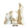 Roman 7pc Gold Rope Accented Nativity Set 8.5" H, Christmas Decor, Religious Gifts, view 2