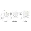2pcs Glass Dinner Plates European Style Retro Phnom Penh Kitchen Tableware Fruit Dessert Cake Snack Steak Serving Plate (Color : Orange, Size : Large) view 2