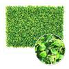 QIAOH Artificial Green Boxwood 24PCS, Faux Hedge Panels Flower Wall Mat Greenery Privacy Grass Backdrop for Party and Home Indoor and Outdoor Decorative view 2