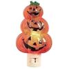 Roman Triple Jack-O-Lantern Halloween Swivel Plug Night Light 6 Inch view 1