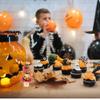 Roman Triple Jack-O-Lantern Halloween Swivel Plug Night Light 6 Inch view 4