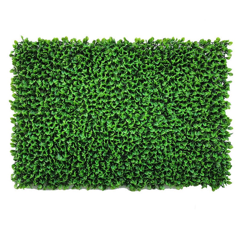 QIAOH Artificial Boxwood Panel 2PCS, Artificial Hedges Panels for Both Outdoor or Indoor, Garden, Fencing, Backyard and Home UV Resistant Decor Home, Wedding, Plaque Decoration