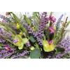  24 h Artificial Lavender Wreath, Floral Farmhouse Wreath with Purple Florets, Daisy, Green,purple 210301QY07-10025-1808311385 view 4