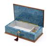 Gorgeous Italian Sea Blue 18 Note Grand Arabesque Wood Inlay Musical Jewelry Box - Many Songs to Choose - My Funny Valentine,Lorenz Hart/Richard Rogers view 4