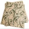 MADE IN USA 1,000 Sheets of Grease-Resistant Food Grade Waxed Kraft Deli Tissue Paper, 12" X 12" (Green Swirls) view 2