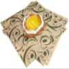 MADE IN USA 1,000 Sheets of Grease-Resistant Food Grade Waxed Kraft Deli Tissue Paper, 12" X 12" (Green Swirls) view 3