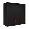 itbe for Home Ready-to-Assemble Wall Steel Cabinet with Two Doors (Black) view 1