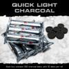 Instant Light Coals Incense Coal Disks Coal Tablets Charcoal Disks 100 Coals 33 mm Quick Light Briquettes Slow Burn/Low Smoke view 2