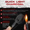 Instant Light Coals Incense Coal Disks Coal Tablets Charcoal Disks 100 Coals 33 mm Quick Light Briquettes Slow Burn/Low Smoke view 3
