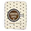 ABC General Hospital Corinthos Coffee Beans Sherpa Blanket - Officially Licensed - Cream, 50" x 60" view 1