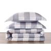 TRULY SOFT Everyday Buffalo Plaid Gray Polyester 3-Piece King Comforter Set, Plaid Themed, for Men and Women, Oeko-TEX Certified Confidence view 2