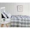 TRULY SOFT Everyday Buffalo Plaid Gray Polyester 3-Piece King Comforter Set, Plaid Themed, for Men and Women, Oeko-TEX Certified Confidence view 3