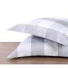 TRULY SOFT Everyday Buffalo Plaid Gray Polyester 3-Piece King Comforter Set, Plaid Themed, for Men and Women, Oeko-TEX Certified Confidence view 4