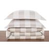 TRULY SOFT Everyday Buffalo Plaid Khaki Polyester 3-Piece King Quilt Set, Plaid Themed, for Men and Women, Oeko-TEX Certified Confidence view 2