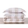 TRULY SOFT Everyday Buffalo Plaid Khaki Polyester 3-Piece King Comforter Set, Plaid Themed, for Men and Women, Oeko-TEX Certified Confidence view 2