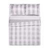 TRULY SOFT Everyday Buffalo Plaid Gray Polyester 3-Piece King Duvet Set, Plaid Themed, for Men and Women, Oeko-TEX Certified Confidence view 3
