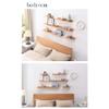 30/60cm Solid Wood Wall Shelves,Home Decor Floating Shelve for Wall,Easy to Install Floating Shelves U-Shaped,for Bedroom, Living Room,Kitchen,Load Capacity 35kg view 4