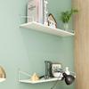 Wddwymll Floating Shelves Wall Mounted 40/60cm Decorative Wall Shelf,Scandinavian Industrial Style Wall Mounted Shelves,for Bathroom, Bedroom, Living Room,Load Capacity 10kg view 4