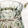 Flower Arrangement Glass Vase, Hotel Bar Home Vase Hand Blown Crystal Vase Dried Flowers Hydroponics Vase 28CM/24CM Heavy Vase Rose vases (Color : Green, Size : 12.512.528CM) view 4