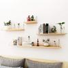 30/40/50cm Floating Shelves Wall Mounted,Rustic Wood Wall Storage Shelves,Fashion Decorative Wall Shelf,for Bathroom, Bedroom, Living Room,Kitchen, Office,Load Capacity 8kg view 3