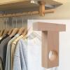 Coshar Wood Rod Holder, Ceiling Mount Closet Pole Socket Pipe Bracket Holder with Screws, 4 Pack, Fit 1.2inch/30mm Diameter Pole view 3