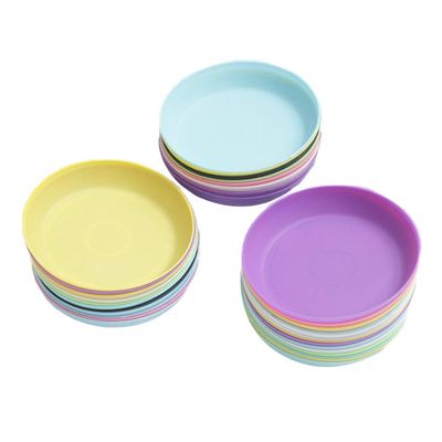 Cabilock 25pcs Plant Saucer Drip Trays Plastic Plant Pot Saucers Flower Pot Set for Indoor Outdoor Garden