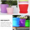 Cabilock 25pcs Plant Saucer Drip Trays Plastic Plant Pot Saucers Flower Pot Set for Indoor Outdoor Garden view 4