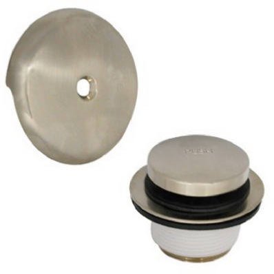 89237 Bath Drain Kit with Touch Toe Stopper44; Brushed Nickel