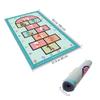 Hopscotch Rug 63x31, Hop and Count Game Rug with Colorful Alphabet and Animals Design Anti-Slip Kids Play Mat, Soft Floor Area Rug & Carpet Playroom Bedroom Living Room view 3