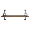 Home Decor Floating Shelf,Wall Mounted Rustic Storage Shelf,Fashion Solid Wood Wall Shelves,Load Capacity 15kg,for Bathroom, Bedroom, Living Room,Kitchen, Office view 1