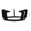 OSALADI Wok Stand Wok Cast Iron Gas Stove Rack with Five Foot Non-slip and time saving for Home Kitchen Gas Stove Cooktop Accessories (Black) view 2