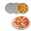 3 Packs Aluminum Alloy Pizza Pan with Holes, 19 Inch Commercial Grade Pizza/Baking Screen for Oven Round Pizza Crisper Tray Pizza Baking Tray for Home Restaurant, Seamless (19-Inch, Pack of 3) view 1