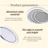 3 Packs Aluminum Alloy Pizza Pan with Holes, 19 Inch Commercial Grade Pizza/Baking Screen for Oven Round Pizza Crisper Tray Pizza Baking Tray for Home Restaurant, Seamless (19-Inch, Pack of 3) view 2