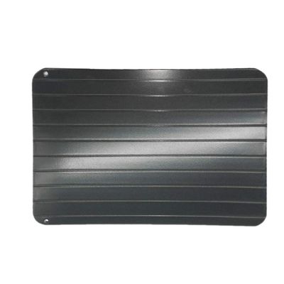 Cabilock Quick Defrosting Tray Aluminum Thawing Pad for Safe Fast Meat Thawing Kitchen Tool No Electricity Required Food Naturally for Home Cooking