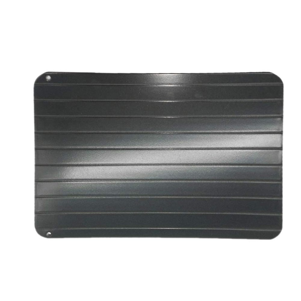 Cabilock Quick Defrosting Tray Aluminum Thawing Pad for Safe Fast Meat Thawing Kitchen Tool No Electricity Required Food Naturally for Home Cooking