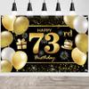 73rd Happy Birthday Banner - Decorations for Men's Birthday Party view 1