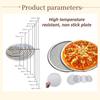 3 Packs Aluminum Alloy Pizza Pan with Holes, 18 Inch Commercial Grade Pizza / Baking Screen for Oven Round Pizza Crisper Tray Pizza Baking Tray for Home Restaurant, Seamless (18-Inch, Pack of 3) view 4
