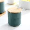 Cabilock Ceramic Set Spice Jar Containers Kitchen Seasoning Storage Easy to Assemble Rustic Decor view 2