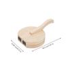 Cabilock Dumpling Skin Maker 8.66X5.90 Inch Wooden Dough Pressing Tool for Easy Homemade Dumpling Wrappers and Pastry Dough Kitchen Press for Making and Biscuit Shaping view 2