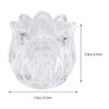 6pcs Glass Candle Cup Dining Table Decor Dining Room Table Decor Wedding ation Tealight Holder Wedding Home Ative Candle Cup Container Display view 2