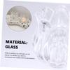 6pcs Glass Candle Cup Dining Table Decor Dining Room Table Decor Wedding ation Tealight Holder Wedding Home Ative Candle Cup Container Display view 4