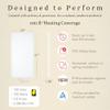 Wall Mounted Infrared Heater 24 x 47 in - Energy Saving Electric Heaters for Indoor Use up to 100 sq.ft., Silent Space Heater, Far Infrared, Plug-in Radiant Panel Heater White 700W, WarmlyYours view 3