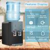 ACCVI Premium Countertop Water Cooler Dispenser, Holds 3 or 5 Gallon Jug, Top Loading, Hot and Cold Water, Child Safety Lock, Compact Design Ideal For Homes, Kitchens, Offices, Dorms, Black view 3