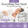 Carressa Linen California King Egyptian Cotton Sheet Sets - 600 Thread Count Cal King Cotton Sheet Set (4 PC, Sky Blue), Extra Soft, Cooling, 16" Deep Pocket Sateen Weave Luxury Hotel Bed Sheets Set view 3