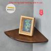 FUFU Round Hanging Wall Mounted Floating Shelves Storage Display Racks Bedroom Home Dcor3 Size (Size : 400 * 400 * 17mm) view 4