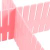 ZOENHOU 60 PCS DIY Drawer Divider Organizers, Pink Grid Drawer Dividers, Adjustable Premium Plastic Organizers for Makeup Drawers Desktop Kitchen Drawer Organizers and Storage, 12.6 x 2.76 Inch view 3