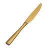 Bon Chef S3011GM Manhattan Matte Gold 9" Dinner Knife - Dozen view 1