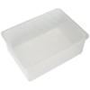 Basicwise Clear Plastic Shoe Boxes with Lids - Stackable Storage Bins for Shoes, Accessories, Closet Organization - Secure-Fit, See-Through, Shatterproof Containers - 14x10.5x5.5 in - Set of 6 view 1